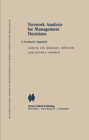 Network Analysis for Management Decisions - Cover