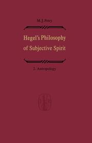 Hegels Philosophy of Subjective Spirit / Hegels Philosophie des Subjektiven Geistes