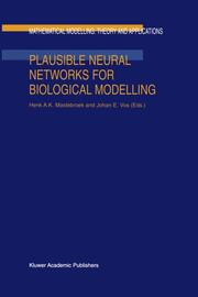 Plausible Neural Networks for Biological Modelling - Cover