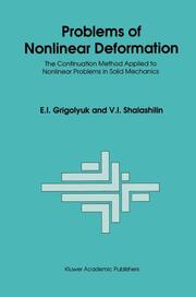 Problems of Nonlinear Deformation