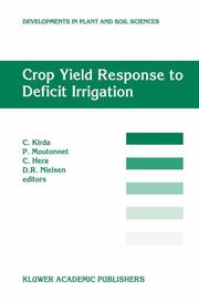 Crop Yield Response to Deficit Irrigation - Cover