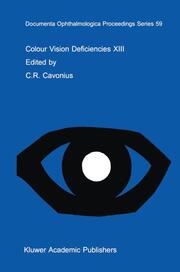 Colour Vision Deficiencies XIII - Cover