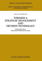 Towards a Strategic Management and Decision Technology - Cover