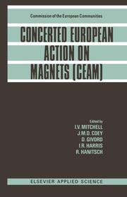 Concerted European Action on Magnets (CEAM) - Cover