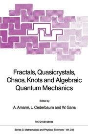 Fractals, Quasicrystals, Chaos, Knots and Algebraic Quantum Mechanics - Cover