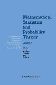 Mathematical Statistics and Probability Theory - Cover