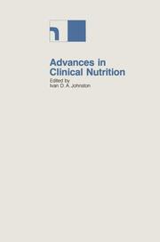 Advances in Clinical Nutrition - Cover