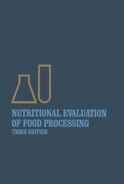 Nutritional Evaluation of Food Processing - Cover