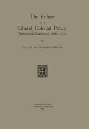 The Failure of a Liberal Colonial Policy