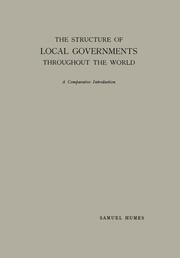 The Structure of Local Governments Throughout the World