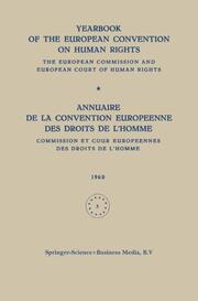 Yearbook of the European Convention on Human Rights / Annuaire de la Convention Europeenne des Droits de Lhomme