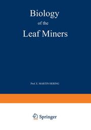 Biology of the Leaf Miners - Cover