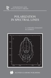 Polarization in Spectral Lines - Cover
