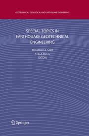 Special Topics in Earthquake Geotechnical Engineering