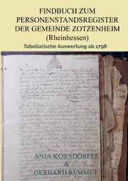 Findbuch zum Personenstandsregister der Gemeinde Zotzenheim/ Rheinhessen
