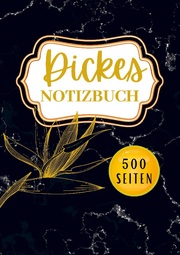 Dickes Notizbuch A5- 500 Seiten