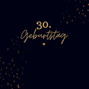 30. Geburtstag- Gästebuch Blanko - Cover