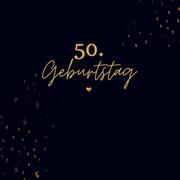 50. Geburtstag- Gästebuch Blanko - Cover