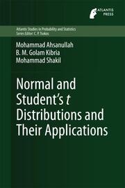 Normal and Student's t Distributions and their Applications - Cover
