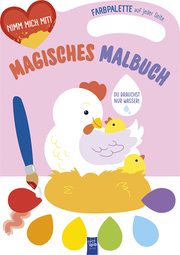 Magisches Malbuch - Cover rosa (Huhn)