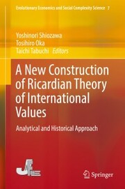 A New Construction of Ricardian Theory of International Values - Cover