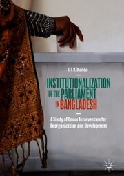 Institutionalization of the Parliament in Bangladesh - Cover