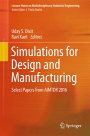 Simulations for Design and Manufacturing - Cover
