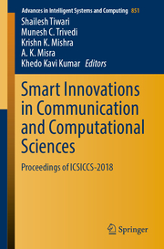 Smart Innovations in Communication and Computational Sciences - Cover