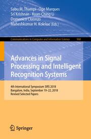 Advances in Signal Processing and Intelligent Recognition Systems - Cover