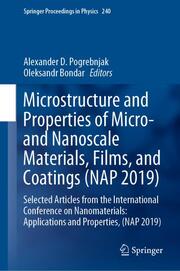 Microstructure and Properties of Micro- and Nanoscale Materials, Films, and Coat - Cover