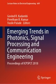 Emerging Trends in Photonics, Signal Processing and Communication Engineering - Cover