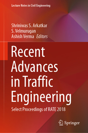 Recent Advances in Traffic Engineering - Cover