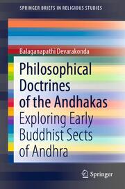 Philosophical Doctrines of the Andhakas - Cover