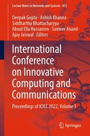 International Conference on Innovative Computing and Communications - Cover