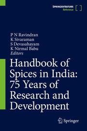 Handbook of Spices in India: 75 Years of Research and Development - Cover
