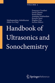 Handbook of Ultrasonics and Sonochemistry - Cover