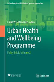 Urban Health and Wellbeing Programme - Cover