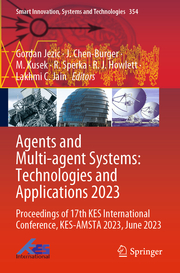Agents and Multi-agent Systems: Technologies and Applications 2023 - Cover
