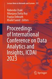 Proceedings of International Conference on Data Analytics and Insights, ICDAI 2023 - Cover