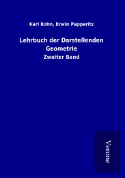 Lehrbuch der Darstellenden Geometrie - Cover
