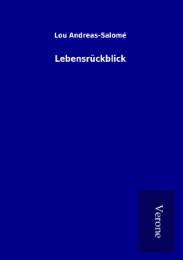 Lebensrückblick - Cover