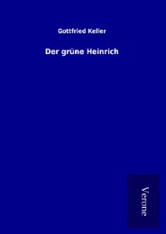Der grüne Heinrich - Cover