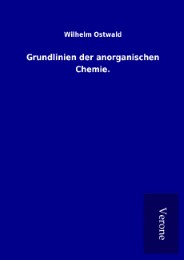 Grundlinien der anorganischen Chemie.