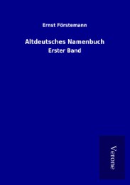 Altdeutsches Namenbuch - Cover