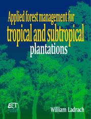 Applied forest management for tropical and subtropical plantations - Cover