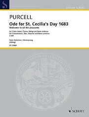 Ode for St. Cecilia's Day 1683 Z 339 - Cover