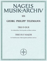 Trio für Altblockflöte (oder andere Instrumente), Viola da gamba (Viola, Violoncello) und Basso continuo F-Dur TWV 43:F3