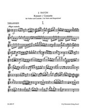 Konzert für Violine, Cembalo und Streichorchester F-Dur Hob. XVIII:6