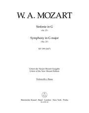 Sinfonie Nr. 27 G-Dur KV 199 (161b)