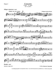 Konzert für Flöte und Orchester G-Dur KV 313 (285c)